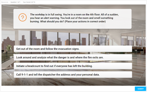 fire safety quiz
