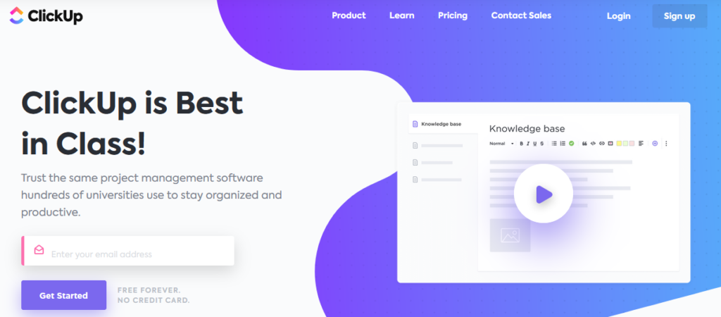 ClickUp-education-project-mangement-software