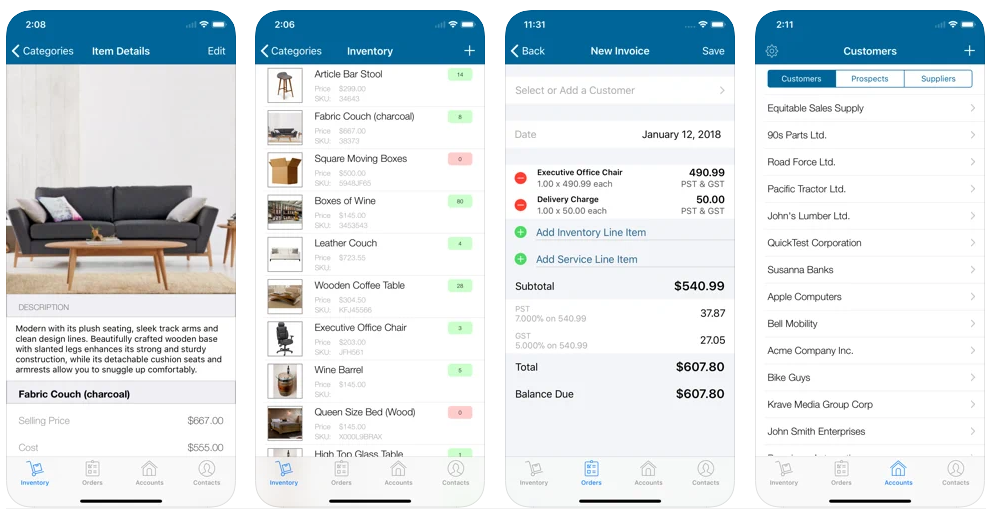SalesBinder Inventory App