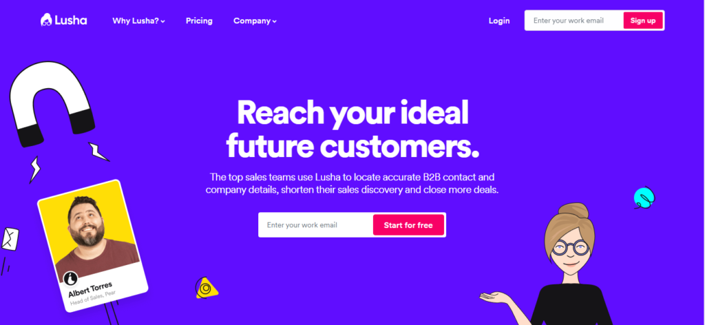 Lusha Email Finders Tool