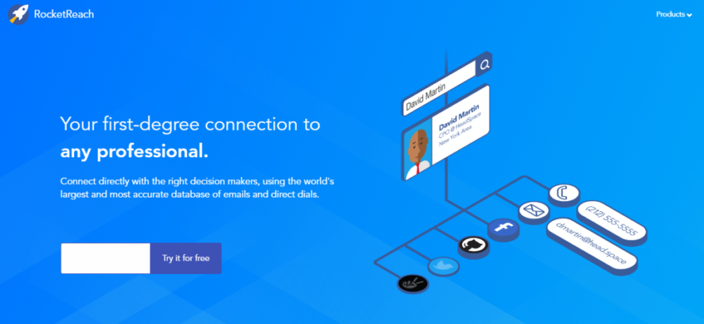 RocketReach Email Finders Tool