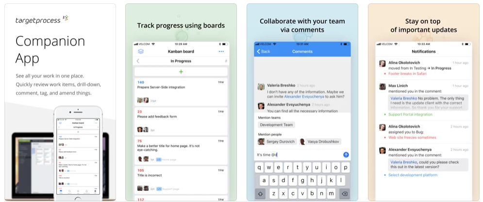 TargetProcess best Project Management App
