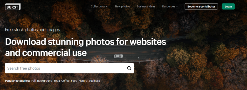 Burst by Shopify Stock Photo Sites