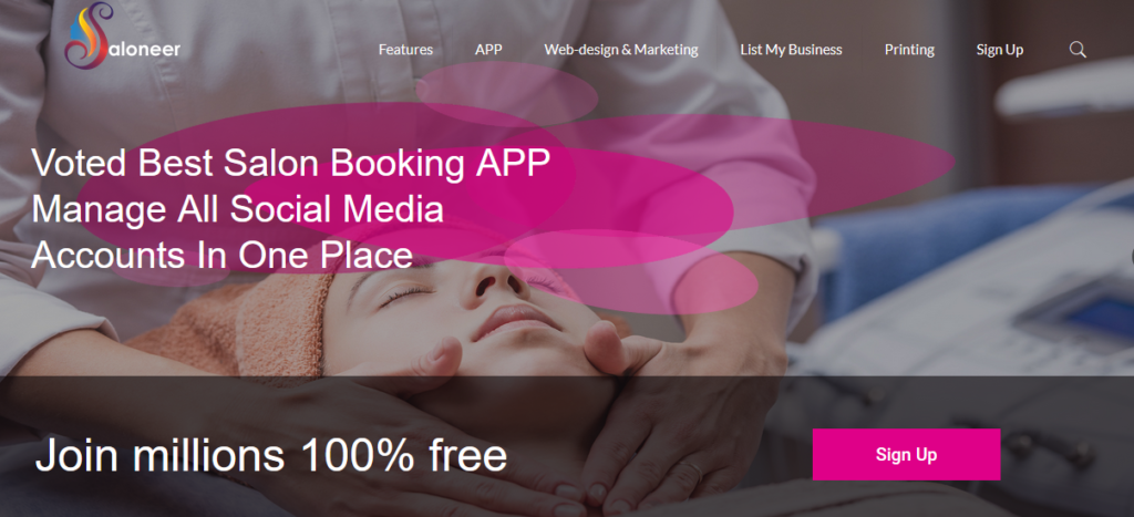 Saloneer free salon software