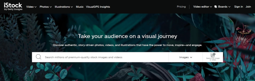 iStock Stock Photo Sites