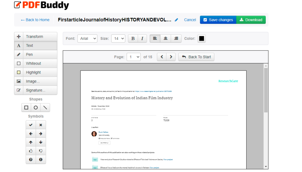 PDF Buddy- Handy PDF Editor