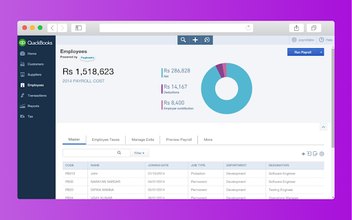 Salaries management