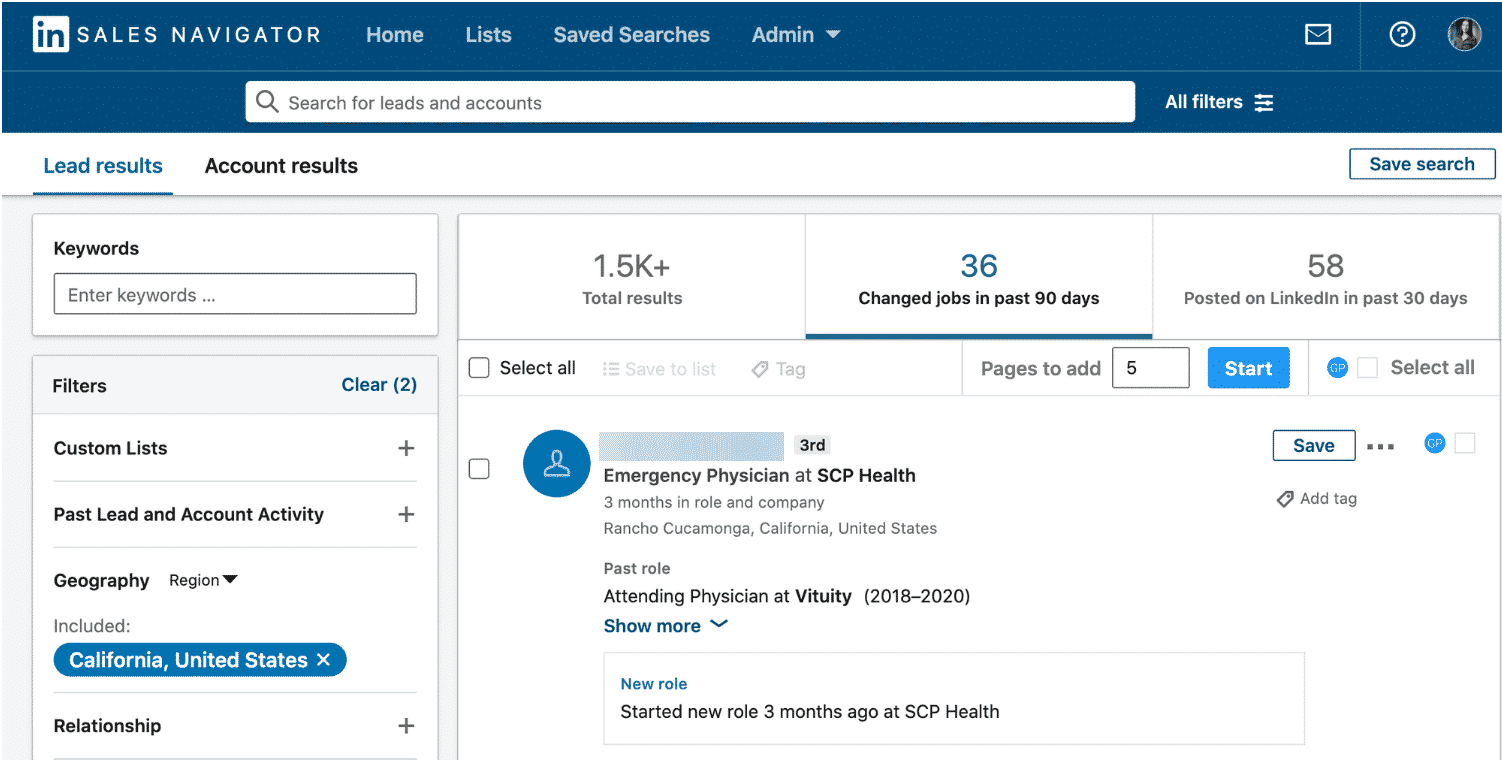 Linkedin Sales Navigator