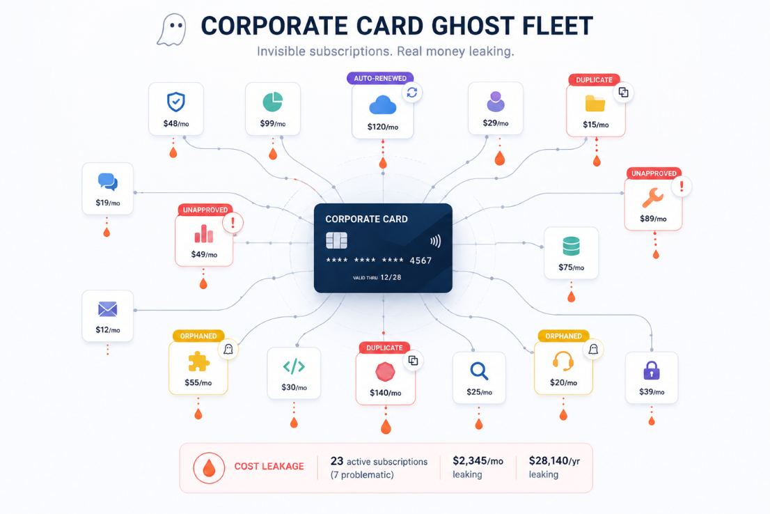 corporate card ghost fleet softwareworld blog image