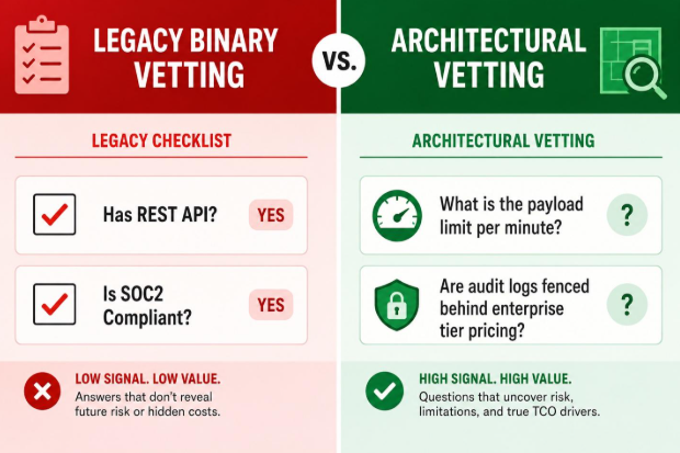 LEGACY BINARY VETTING VS ARCHITECTURAL VETTING SOFTWAREWORLD