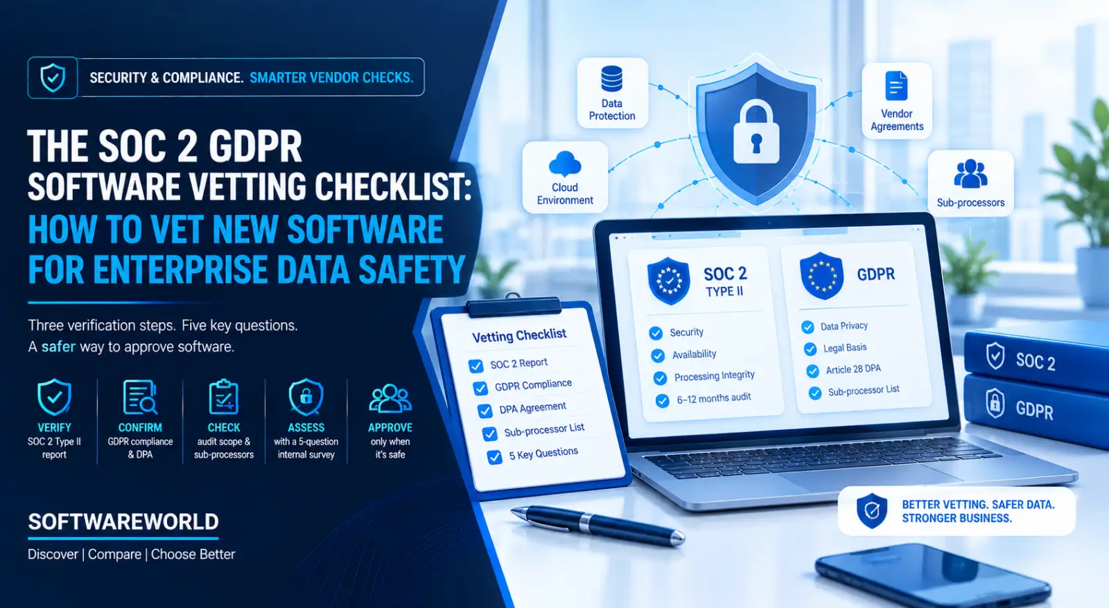 The SOC 2 GDPR Software Vetting Checklist: How to Vet New Software for Enterprise Data Safety