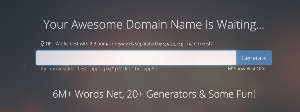 namemesh-domain-name-generators