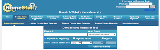 namestall-domain-name-generators