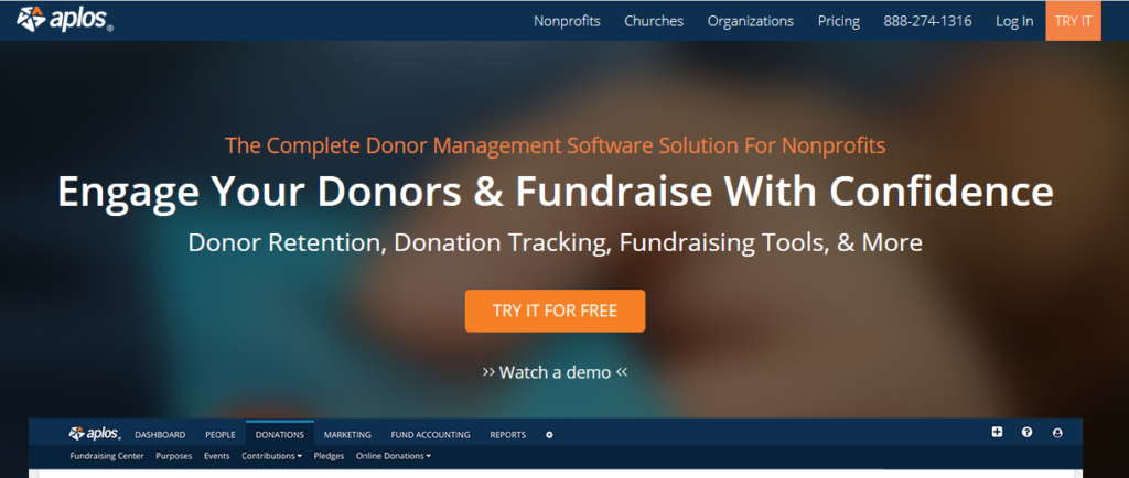 aplos-Donation Management Software