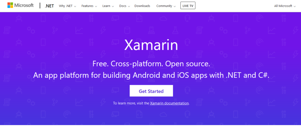 Xamarin mobile app development platform