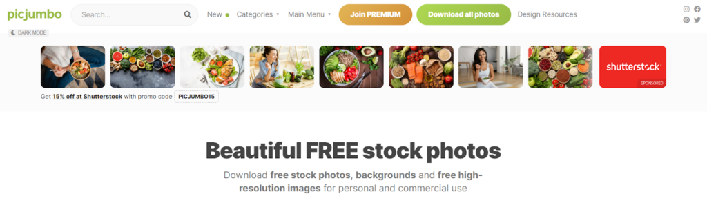 Picjumbo Stock Photo Sites
