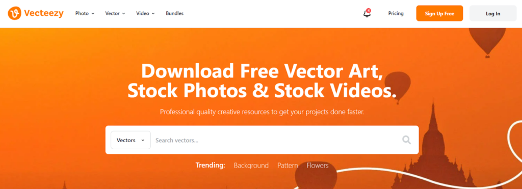 Vecteezy Stock Photo Sites