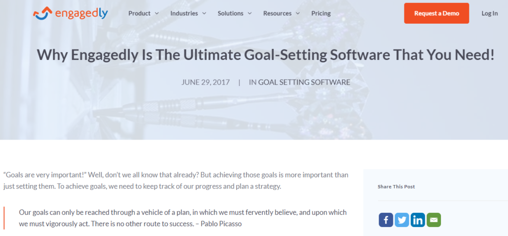 Engagedly-best-goal-setting-software