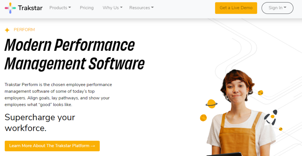 Trackstar-best-performance-management-software