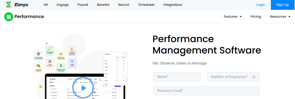 Zimyo Performance-best-software-for-employee-evaluation