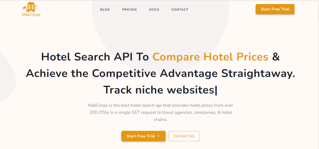 Makcorps Hotel Price API