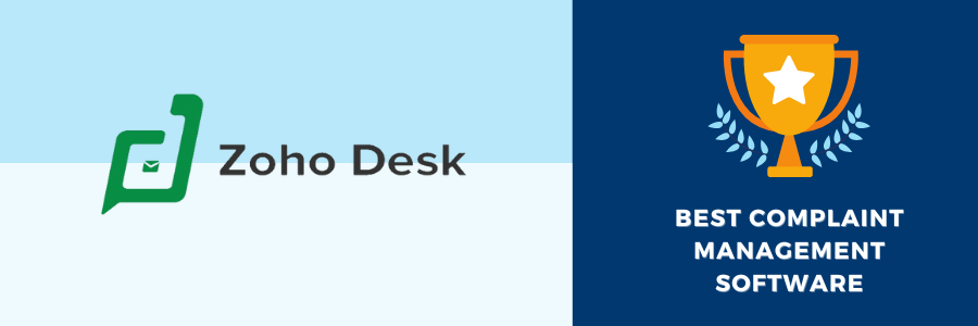 Zoho Desk - Best Complaint Management Software