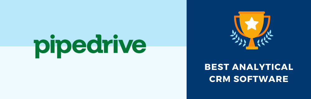 Pipedrive - Best Analytical CRM Software