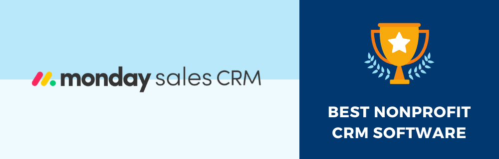 monday sales CRM - Best Nonprofit CRM